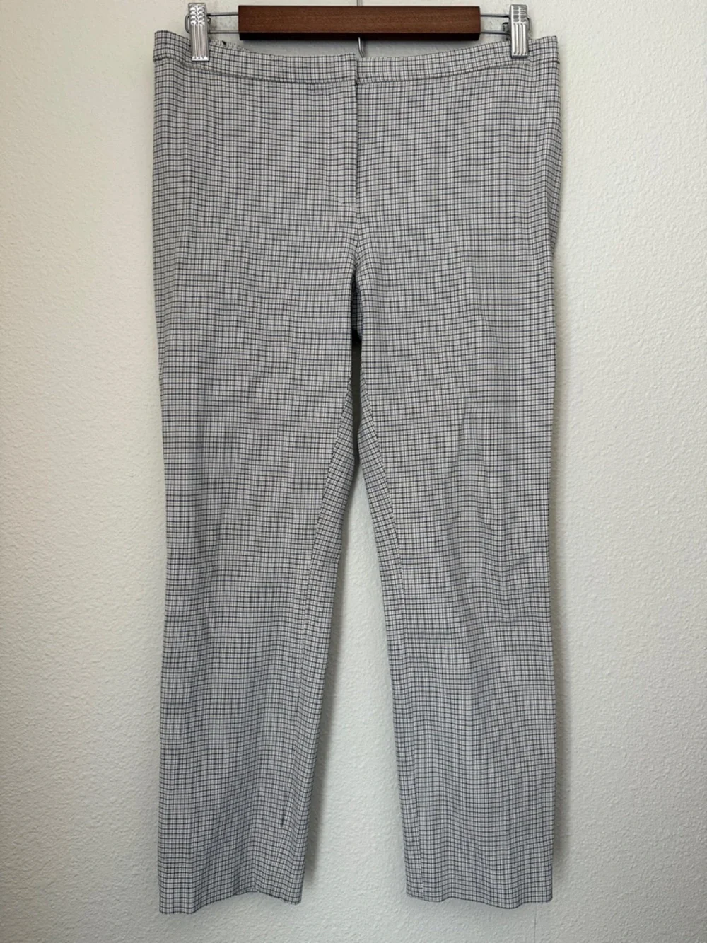 Theory Classic Skinny Pant Plaid